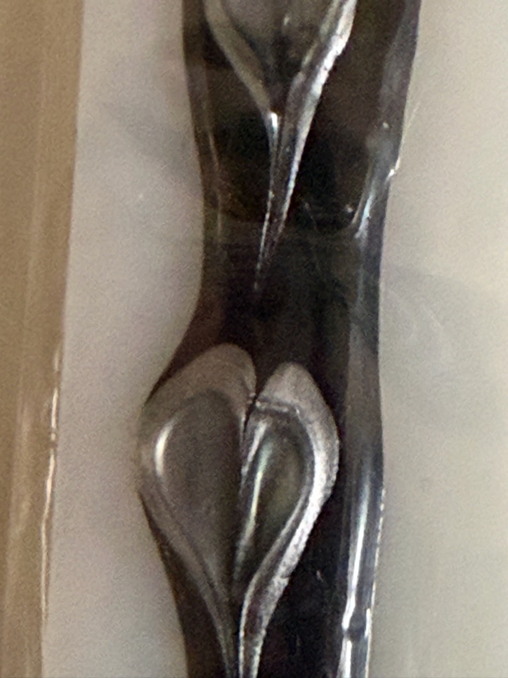 FaCuff Wristband Bracelet in Black and Silver NWT - Picture 3 of 3